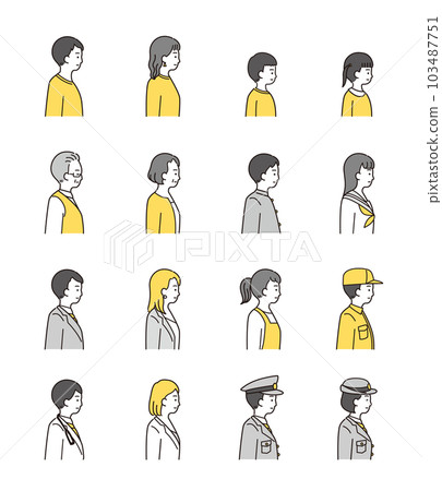 簡單的人插畫右 簡單的人插畫右 103487751