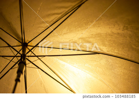 Night rainy day umbrella single image Night rainy day umbrella single image 103488185
