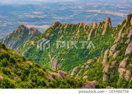 Strange rock mountain of Moncellat (Barcelona, Spain) Strange rock mountain of Moncellat (Barcelona, Spain) 103488756