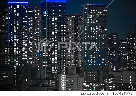 從豐洲看到的東京夜景 從豐洲看到的東京夜景 103488778