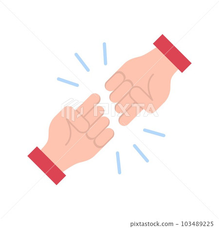 Fighting icon vector image. 103489225