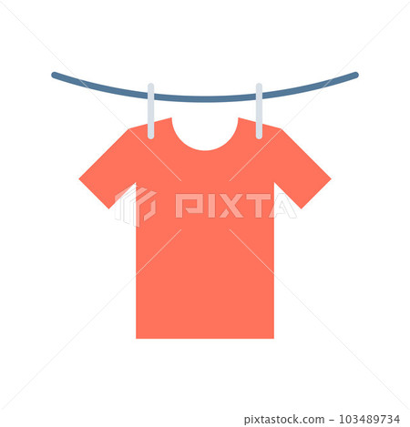 Dry Clean icon vector image. 103489734