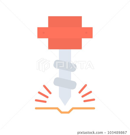 Drilling Machine icon vector image. Drilling Machine icon vector image. 103489867