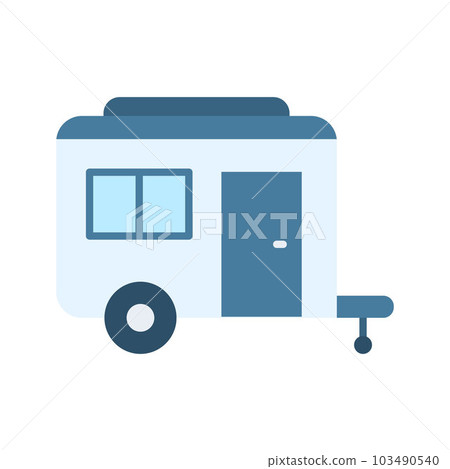 Caravan icon vector image. Caravan icon vector image. 103490540
