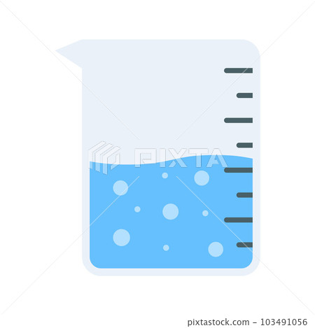 Beaker icon vector image. 103491056
