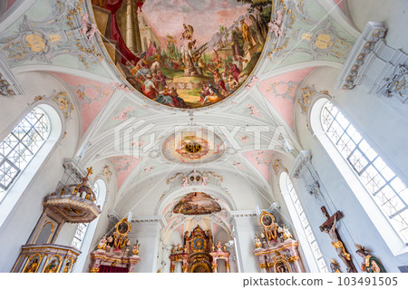 Wildsteig church, bavaria, germany Wildsteig church, bavaria, germany 103491505