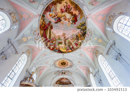 Wildsteig church, bavaria, germany Wildsteig church, bavaria, germany 103491513