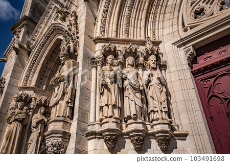 Our Lady of the Children basilica, Chateauneuf sur Cher, France Our Lady of the Children basilica, Chateauneuf sur Cher, France 103491698