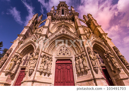 Our Lady of the Children basilica, Chateauneuf sur Cher, France Our Lady of the Children basilica, Chateauneuf sur Cher, France 103491703