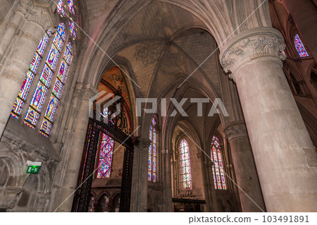 Saint Julian cathedral, Le Mans, Sarthe, France Saint Julian cathedral, Le Mans, Sarthe, France 103491891