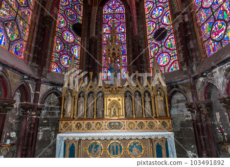 Saint Julian cathedral, Le Mans, Sarthe, France Saint Julian cathedral, Le Mans, Sarthe, France 103491892