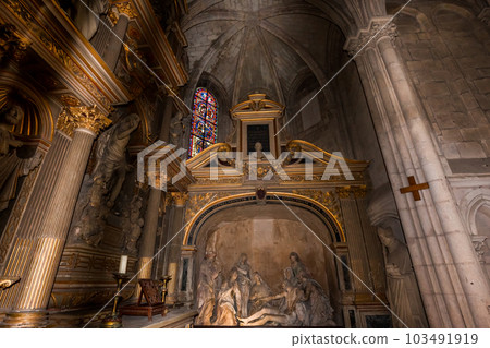 Saint Julian cathedral, Le Mans, Sarthe, France Saint Julian cathedral, Le Mans, Sarthe, France 103491919