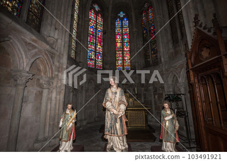 Saint Julian cathedral, Le Mans, Sarthe, France Saint Julian cathedral, Le Mans, Sarthe, France 103491921