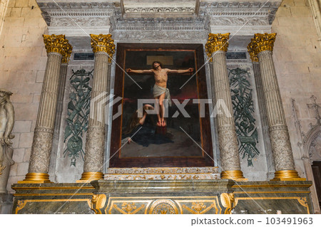 Saint Julian cathedral, Le Mans, Sarthe, France 103491963