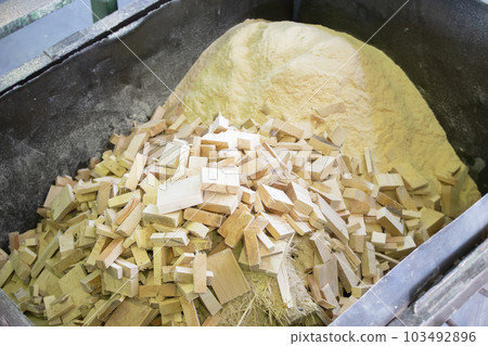 Waste wood processing industry. Wood processing. Waste wood processing industry. Wood processing. 103492896