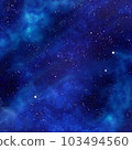 Ultramarine Galaxy Backgrounds Digital Paper outer space textures with blue starry night skies and nebula art 103494560