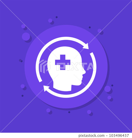 Rehab or recovery icon, vector 103496437
