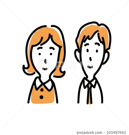 Two men and women front Two men and women front 103497683