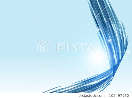 blue network wave 103497980