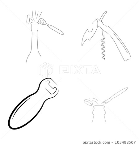 bottle opener icon vector illustration design 103498507