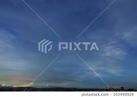 夏日黎明,日出時有各種雲 Sky/Sky main/Wide angle/220730am 夏日黎明,日出時有各種雲 Sky/Sky main/Wide angle/220730am 103499926