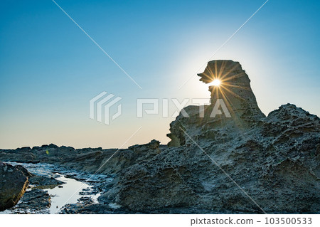 Godzilla Rock Taiyo Shiosezaki reef zone strangely shaped rocks Godzilla Rock Taiyo Shiosezaki reef zone strangely shaped rocks 103500533