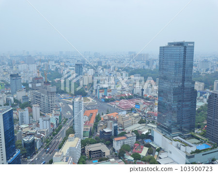 Ho Chi Minh City Scenery from Saigon Skydeck Ben Thanh Market Ho Chi Minh City Scenery from Saigon Skydeck Ben Thanh Market 103500723