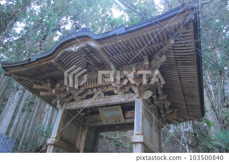Shikoku Buddha 45th Buddhist 'Iwaya-ji' Yamamon 103500840