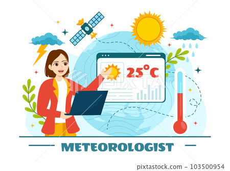 Meteorologist Vector Illustration with Weather Forecast and Atmospheric Precipitation Map in Flat Cartoon Hand Drawn Landing Page Templates Meteorologist Vector Illustration with Weather Forecast and Atmospheric Precipitation Map in Flat Cartoon Hand Drawn Landing Page Templates 103500954