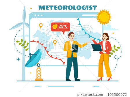 Meteorologist Vector Illustration with Weather Forecast and Atmospheric Precipitation Map in Flat Cartoon Hand Drawn Landing Page Templates Meteorologist Vector Illustration with Weather Forecast and Atmospheric Precipitation Map in Flat Cartoon Hand Drawn Landing Page Templates 103500972