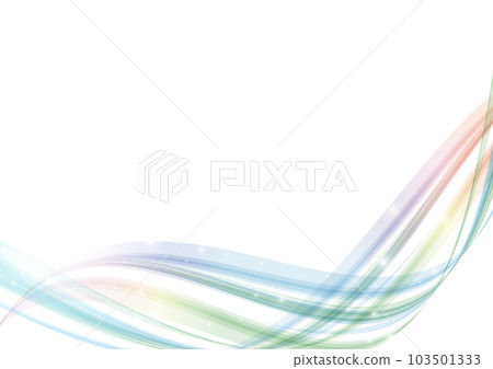 rainbow wave line rainbow wave line 103501333