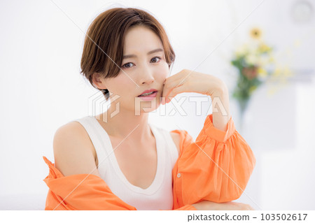 Beauty image female portrait 103502617