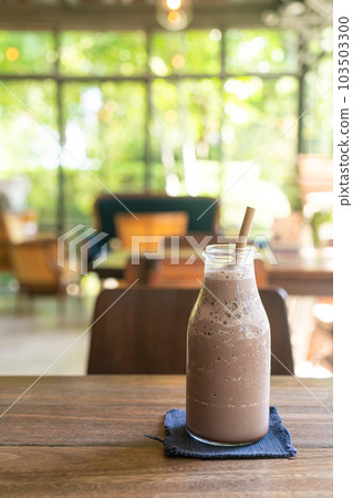 iced chocolate milkshake frappe or blend 103503300