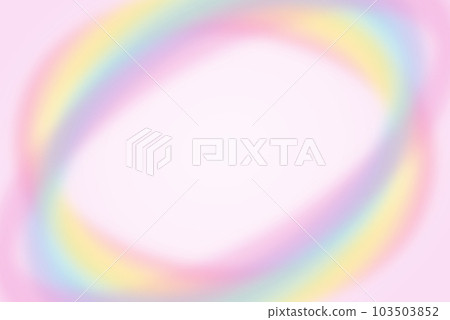 Pink pastel color abstract background rainbow ring 103503852