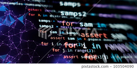 programming and coding technologies. Developer working on web sites codes in office. 103504090