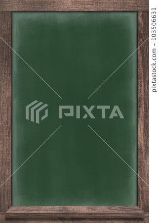 帶架子的破舊黑板，深色橡木立式框架 103506631