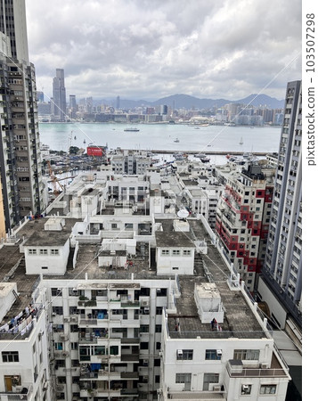 Hong Kong skyline really is one of the most beautiful in the world. Dotted with a multitude of skyscrapers and framed by verdant hills and mountains, it really can take your breath away. Hong Kong skyline really is one of the most beautiful in the world. Dotted with a multitude of skyscrapers and framed by verdant hills and mountains, it really can take your breath away. 103507298