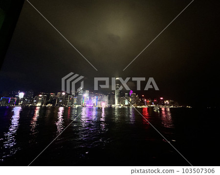 Hong Kong skyline really is one of the most beautiful in the world. Dotted with a multitude of skyscrapers and framed by verdant hills and mountains, it really can take your breath away.  103507306