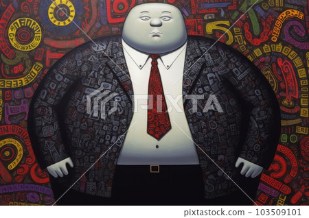 Fat man, Generative AI AI image Fat man, Generative AI AI image 103509101