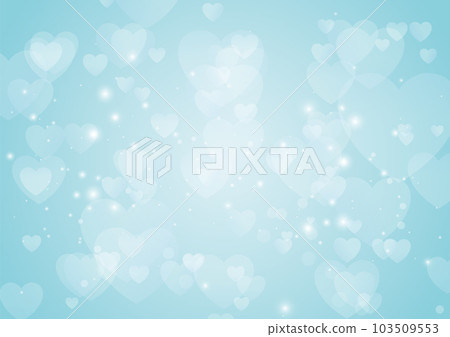 light blue heart scattered background 103509553