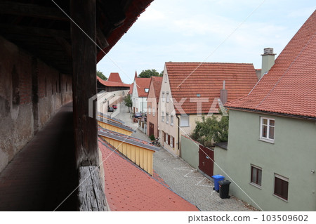 Old town and ramparts of Nordlingen, Germany 103509602