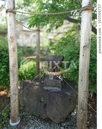 shrine in town shrine in town 103509737