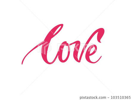 Banner lettering, love, pink background Banner lettering, love, pink background 103510365