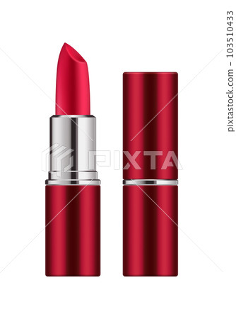 Vector realistic sexy red lipstick. Vector realistic sexy red lipstick. 103510433