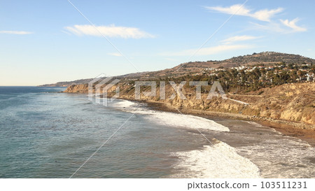 The view along the Pacific coastline from Angel's Gate Park, in the San Pedro neighbourhood of Los Angeles. The view along the Pacific coastline from Angel's Gate Park, in the San Pedro neighbourhood of Los Angeles. 103511231