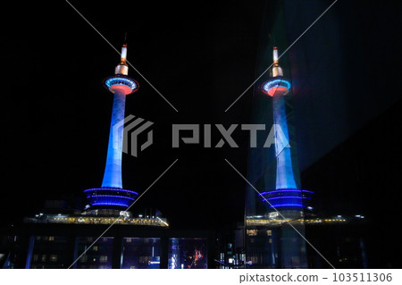 京都塔和倒影 京都塔和倒影 103511306