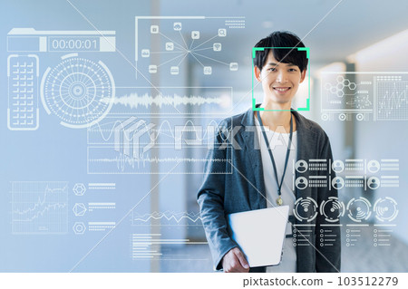 An engineer who works on a computer in the office Photography cooperation "LINK FOREST" 103512279