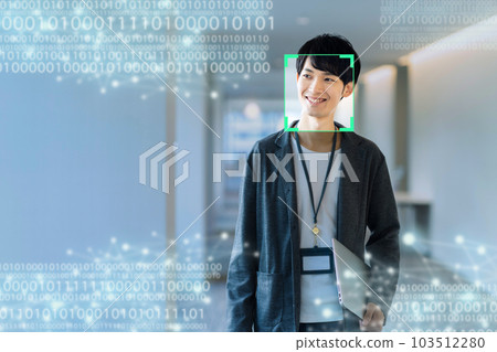 An engineer who works on a computer in the office Photography cooperation "LINK FOREST" 103512280