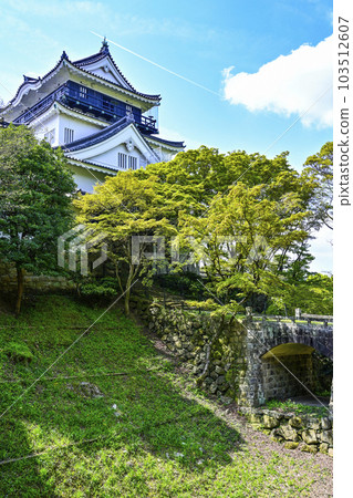 Okazaki Castle in spring seen from the north side (Aichi Prefecture) Okazaki Castle in spring seen from the north side (Aichi Prefecture) 103512607