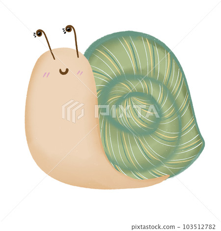 cute snail 103512782